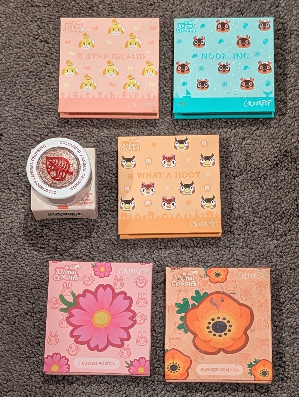 ColourPop x Animal Crossing New Horizons Blush and Eye Shadow Collection